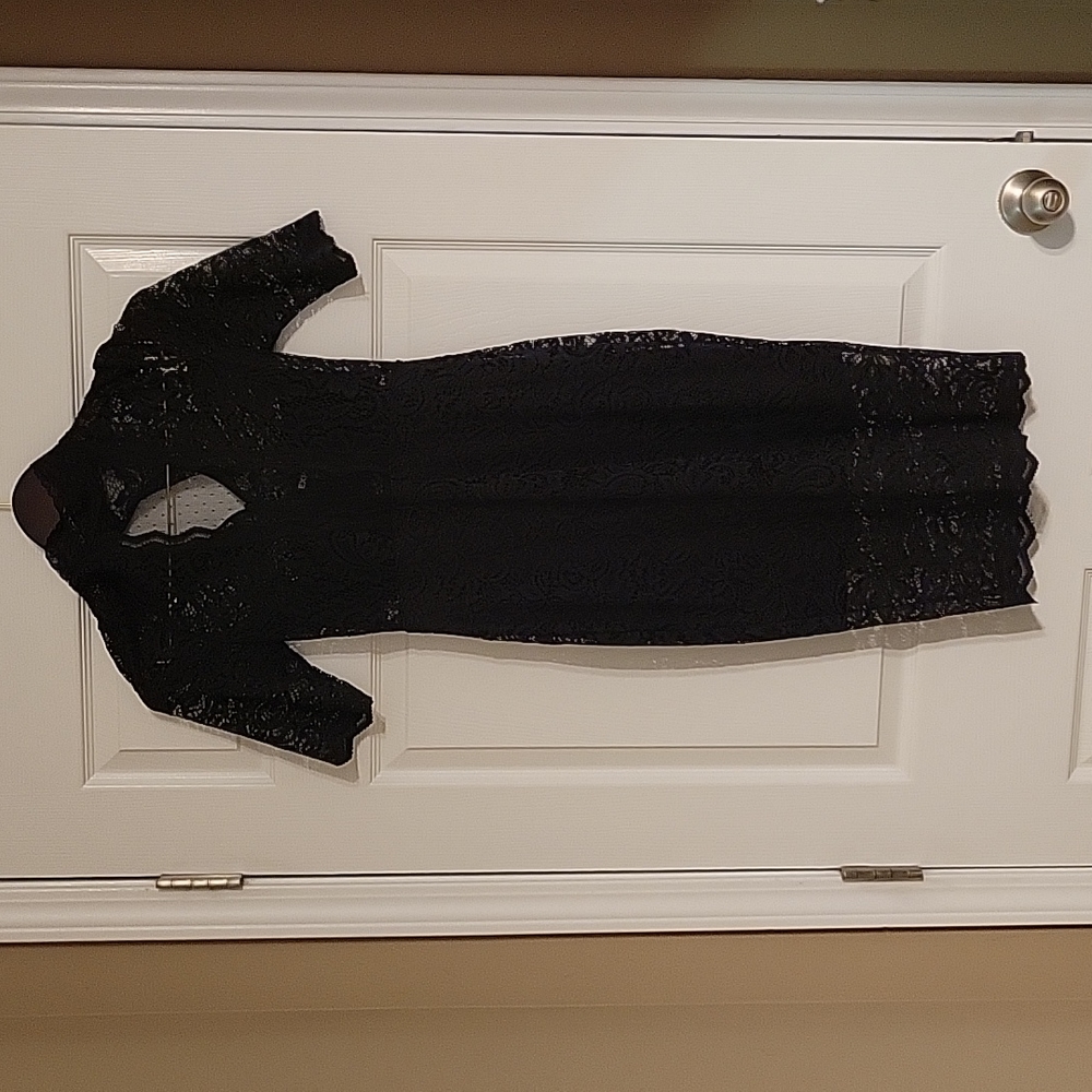 Little Black Lace Dress
